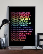 You Are Fabulous Personalized 11x17 Poster lifestyle-poster-2
