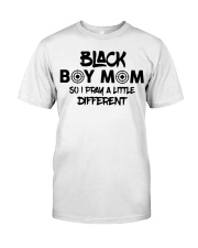 Black Boy Mom Classic T-Shirt front