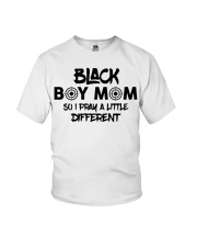 Black Boy Mom Youth T-Shirt tile