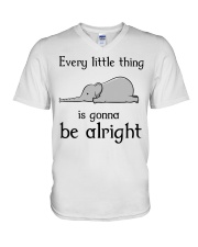 Every Little Thing Is Gonna Be Alright V-Neck T-Shirt tile
