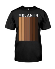 Melanin Black Shades Classic T-Shirt front
