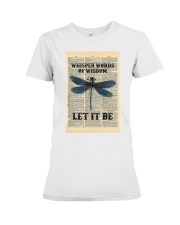 Whisper Words Of Wisdom Let It Be Premium Fit Ladies Tee tile