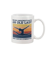 Never Underestimate An Old Lady - Gymnastics Retro Mug tile