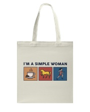 I'm A Simple Woman Retro Tote Bag tile