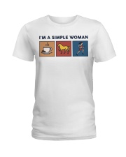I'm A Simple Woman Retro Ladies T-Shirt tile