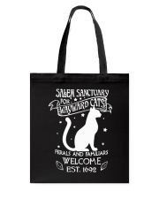 Salem Sanctuary For Wayward Cats Tote Bag tile