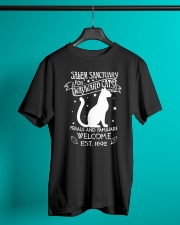 Salem Sanctuary For Wayward Cats Classic T-Shirt lifestyle-mens-crewneck-front-3