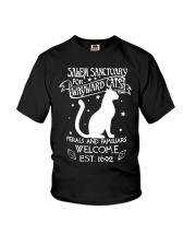 Salem Sanctuary For Wayward Cats Youth T-Shirt tile