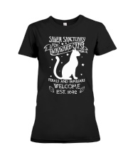 Salem Sanctuary For Wayward Cats Premium Fit Ladies Tee tile
