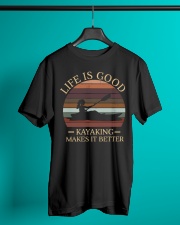 Life Is Good Kayaking Makes It Better Classic T-Shirt lifestyle-mens-crewneck-front-3