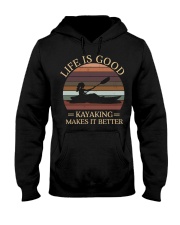 Life Is Good Kayaking Makes It Better Hooded Sweatshirt tile