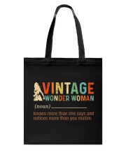 Vintage Wonder Woman Tote Bag tile