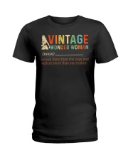 Vintage Wonder Woman Ladies T-Shirt tile