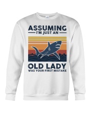 Assuming I'm Just An Old Lady - Shark Crewneck Sweatshirt tile