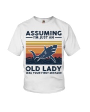Assuming I'm Just An Old Lady - Shark Youth T-Shirt tile