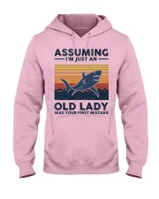 Assuming I'm Just An Old Lady - Shark Hooded Sweatshirt front