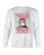 My Favorite Rapper Is Alexander Hamilton Crewneck Sweatshirt tile