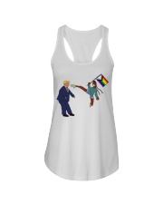 Pride Girl Kick Ladies Flowy Tank tile