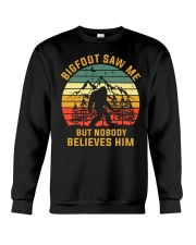 Bigfoot Saw Me But Nobody Believes Him Crewneck Sweatshirt tile