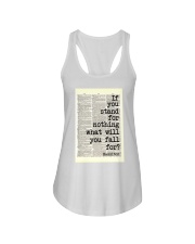 If You Stand For Nothing What Will You Fall For Ladies Flowy Tank tile