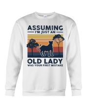 Assuming I'm Just An Old Lady - Lion Crewneck Sweatshirt tile