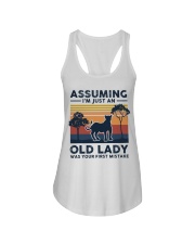 Assuming I'm Just An Old Lady - Lion Ladies Flowy Tank tile
