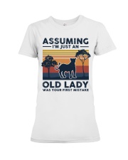 Assuming I'm Just An Old Lady - Lion Premium Fit Ladies Tee tile