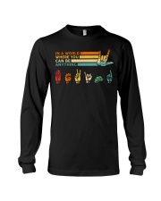 In A World Where You Can Be Anything - Be Kind Long Sleeve Tee tile
