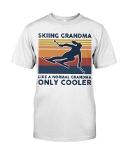 Skiing Grandma - Like A Normal Grandma Only Cooler Classic T-Shirt tile