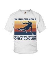Skiing Grandma - Like A Normal Grandma Only Cooler Youth T-Shirt tile