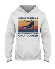 Skiing Grandma - Like A Normal Grandma Only Cooler Hooded Sweatshirt tile