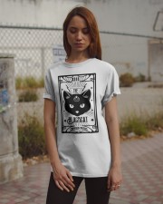The Black Cat Crossed Paths Classic T-Shirt apparel-classic-tshirt-lifestyle-18