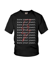 Know Your Power Youth T-Shirt tile