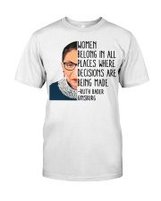 RBG Women Belong In All Places Premium Fit Mens Tee tile