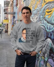 RBG Women Belong In All Places Crewneck Sweatshirt lifestyle-unisex-sweatshirt-front-2