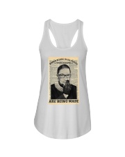RBG Newspaper Women Belong In All Places Ladies Flowy Tank tile