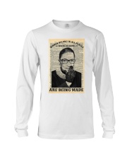 RBG Newspaper Women Belong In All Places Long Sleeve Tee tile
