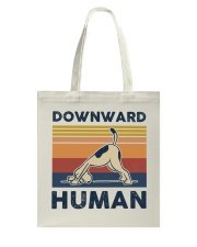 Yoga Downward Human Tote Bag tile