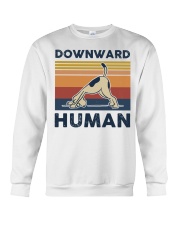 Yoga Downward Human Crewneck Sweatshirt tile