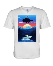 Avatar The Last Airbender Aang V-Neck T-Shirt tile