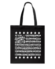 My Name Is Alexander Hamilton Tote Bag tile