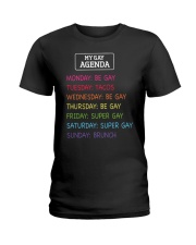 My Gay Agenda Ladies T-Shirt tile
