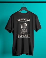 Assuming I'm Just An Old Lady - Unicorn Skull Classic T-Shirt lifestyle-mens-crewneck-front-3
