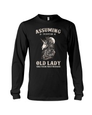 Assuming I'm Just An Old Lady - Unicorn Skull Long Sleeve Tee tile
