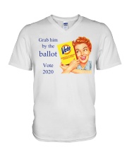 Grab Him By The Ballot 2020 V-Neck T-Shirt tile