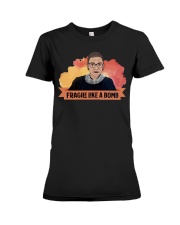 RBG Fragile Like A Bomb Red Tone Premium Fit Ladies Tee tile