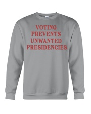 Voting prevents - Feminist Gift Crewneck Sweatshirt tile