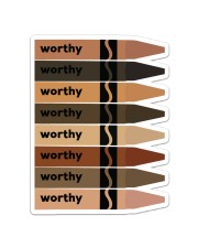 Worthy Crayons Sticker tile