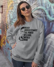 RBG Never Underestimate The Power Of A Girl Crewneck Sweatshirt lifestyle-unisex-sweatshirt-front-3