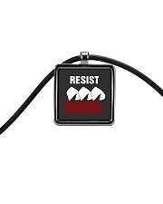 Resist Cord Rectangle Necklace tile